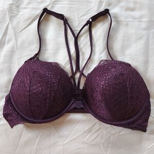 Lace Strappy Purple Bra Victoria Secret